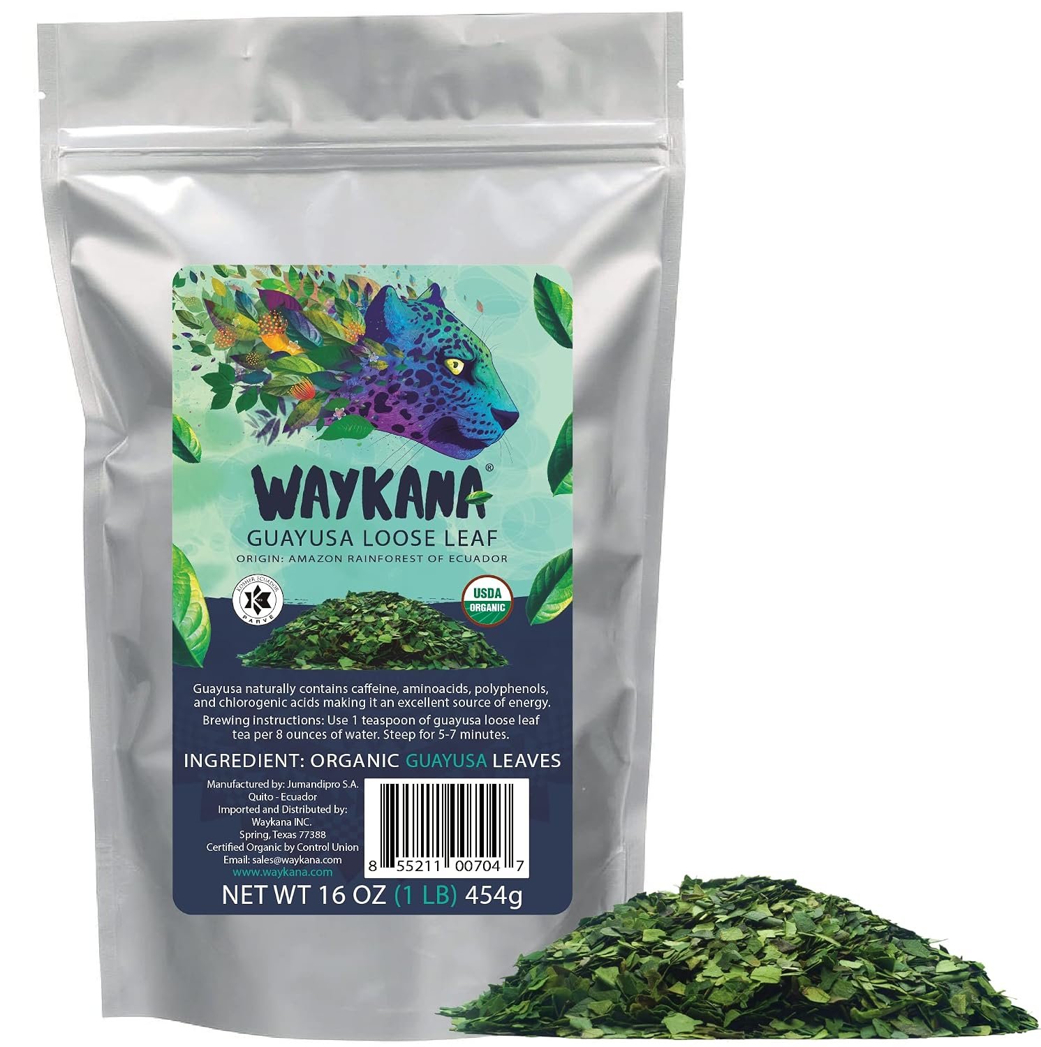 Organic Green Guayusa — Loose Leaf